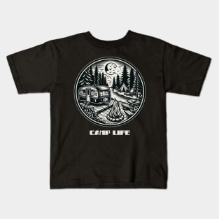 Camp life RV Kids T-Shirt